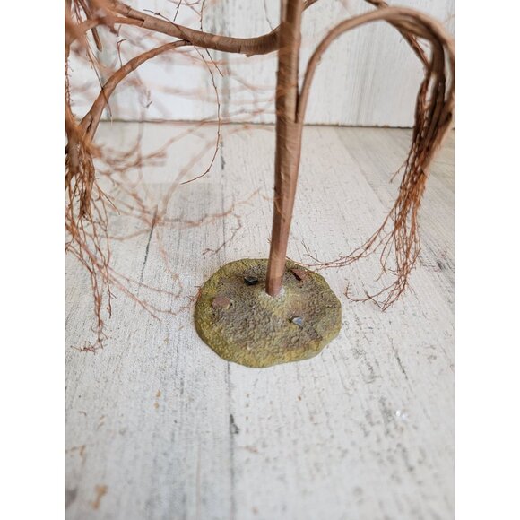 Lemax tree spooky Brown Willow tree fall village accessory Xmas Halloween - Picture 2 of 8